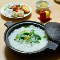 夜だけど 7じゃないけど 七草粥|FIKA789さん