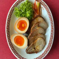 おつまみ炙りチャーシュー  からの  焼豚玉子飯〜