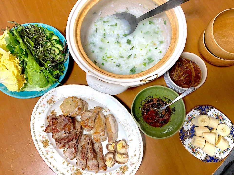 1/7七草粥で無病息災ディナー💕|さくたえさん