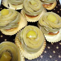 芋きんとんからの芋きんとんモンブラン|ゆっこさん