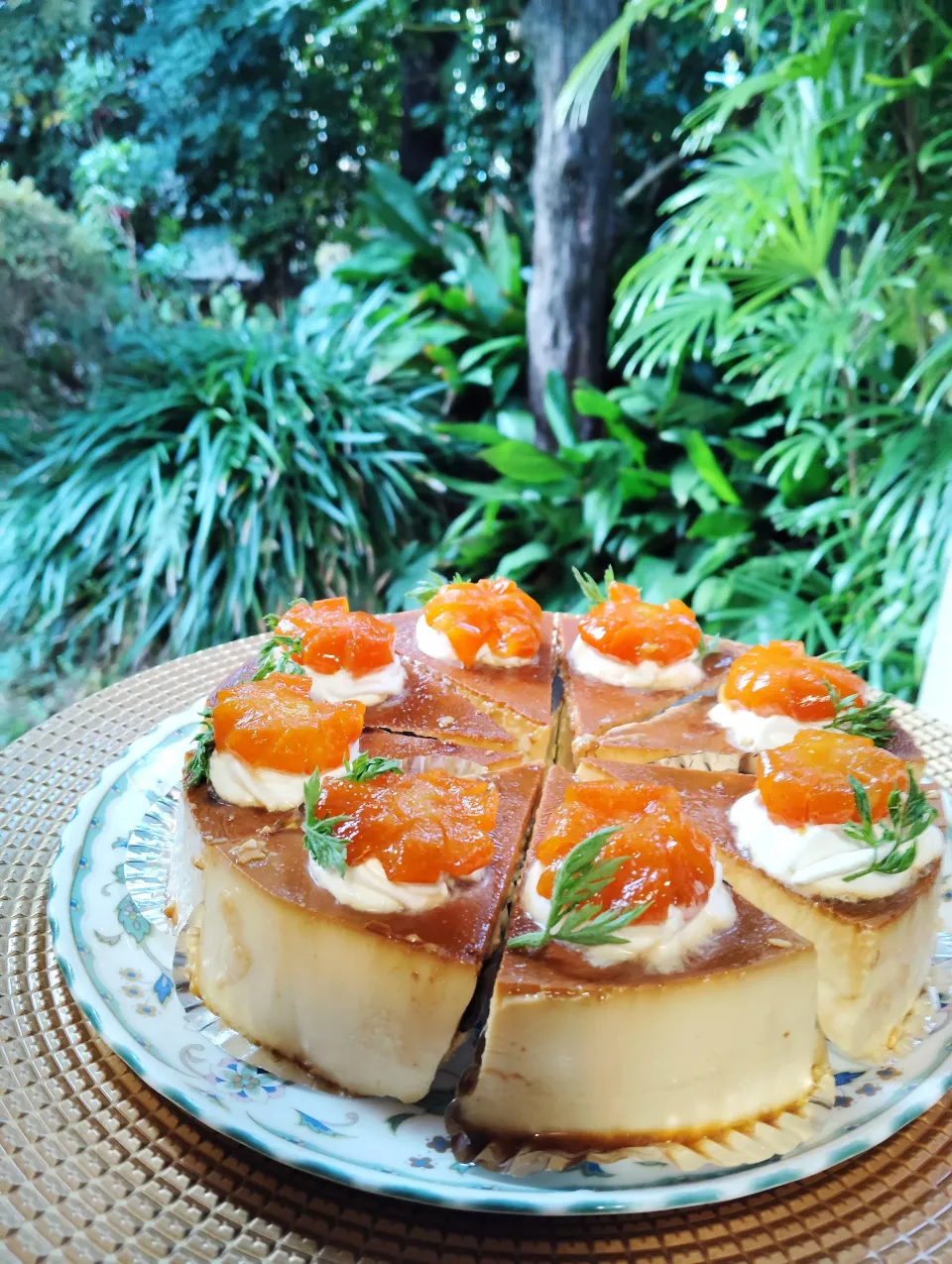 イタリアンプリン＆金柑甘露煮トッピング|ゆっこさん