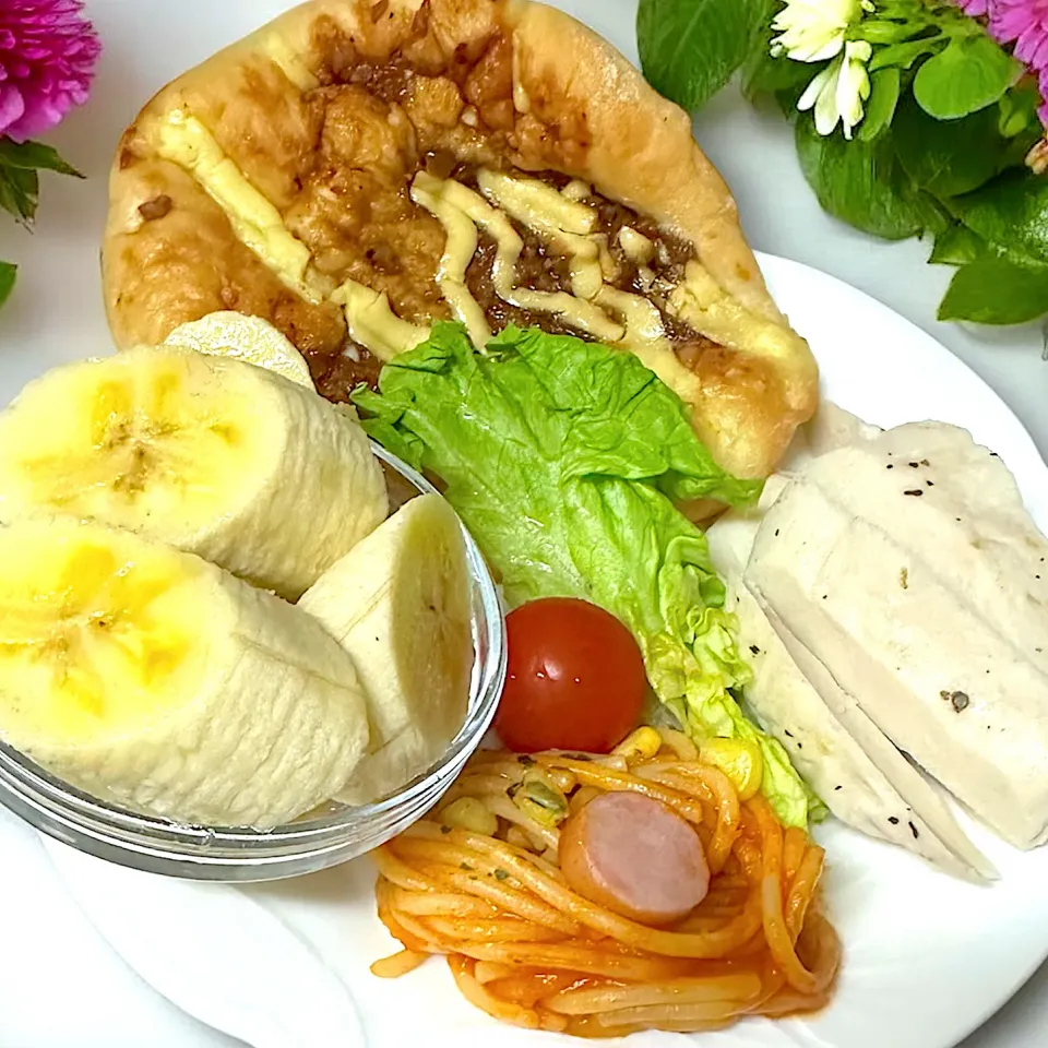 照り焼きチキンパンモーニング|besさん