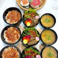 2026,01,08 豚バラ甘辛自家製味噌炒めお弁当さん🍱|kayoo_ch517♡3太郎1姫２モル♡81line Maさん