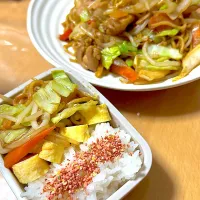 ほぼ野菜炒めの焼きそばべんとー|まつさん