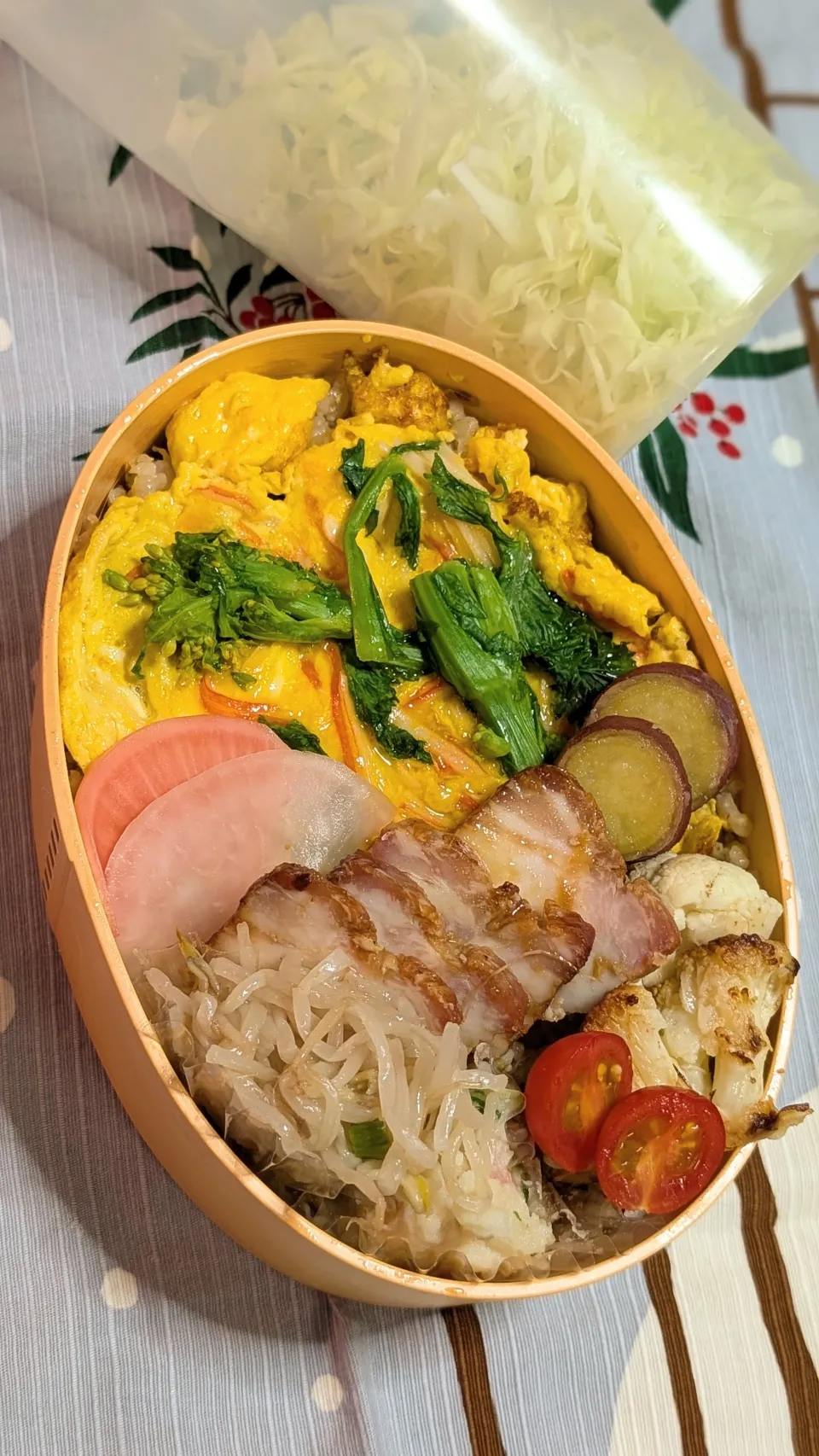 本日のお弁当〜カニたま炒飯弁当|f.1125beさん