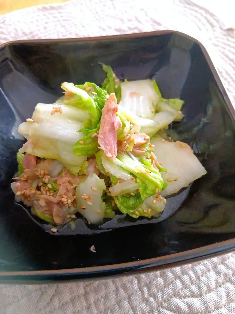 白菜とツナの和え物|うーくーちゃんさん