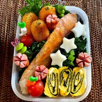 シャケ🐟弁当|ヘルペイさん