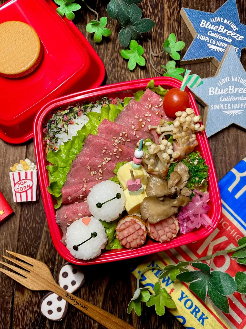 ベイマックスローストビーフ丼弁当|Akiyoෆ¨̮⑅さん