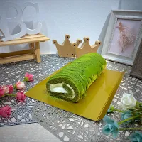 抹茶とホワイトチョコのロールケーキ|☆マミ☆さん