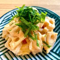 蓮根の明太マヨ和え