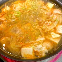 おっさん飯　キムチ鍋| ひげおやじさん