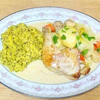 かしわのクリーム煮|銀蔵じいちゃんさん