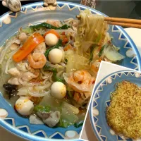 麺をカリッと焼いてあんかけ塩焼きそば|Takeshi  Nagakiさん