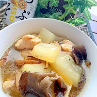 つぶみそ入り 冬瓜と鶏肉のほっこりスープ💕| 🌺🌺Foodie🌺🌺さん