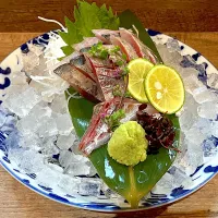 鯵のお刺身|しのぶさん