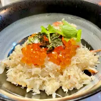カニいくら飯