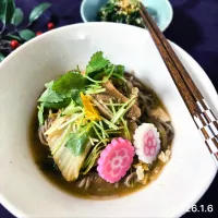 鴨鍋のリメイク蕎麦| オーロラさん