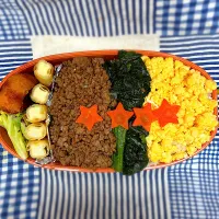 そぼろ丼　お兄ちゃんバージョン|ハリネズミさん