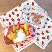 目玉焼き&スパム弁当|まあこさん