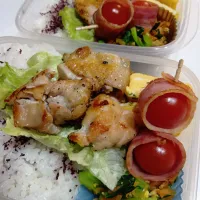 小松菜炒め照り焼き弁当|yayoi.Kさん