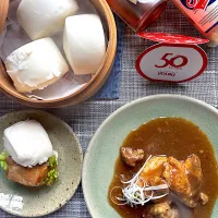 カレー豚の角煮　蒸しパン添え|栃倉 直人さん