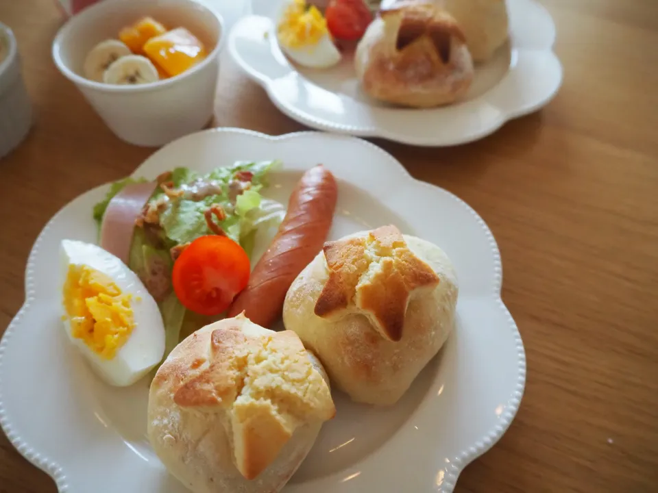 星クッキーのミニメロンパン🌟|chiakiさん