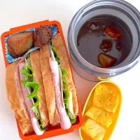 ビーフシチュー&サンドイッチ弁当！|ikumonさん