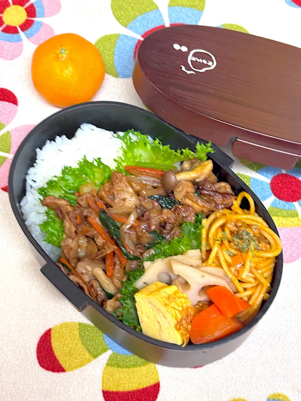 回鍋肉弁当|Chiharϋnさん