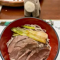 2026/1/8   福笑いの鴨南蛮   Duck Nanban Noodles: A New Year’s Lucky Laugh