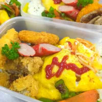 オムスパ弁当20260109|小料理あやさん