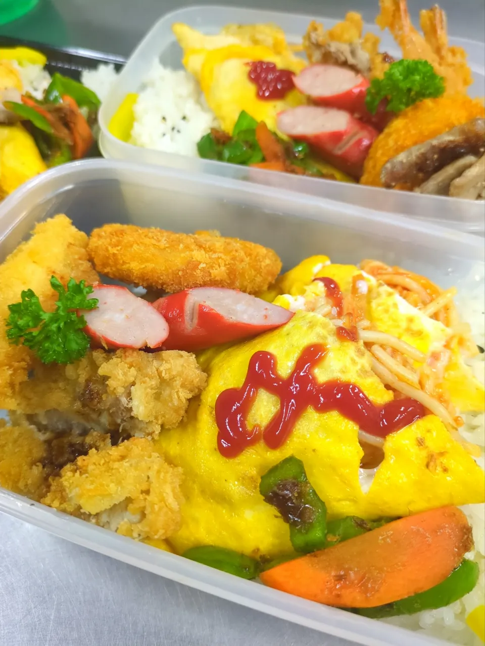 オムスパ弁当20260109|小料理あやさん