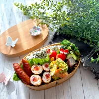 ローゼルと人参の肉巻き弁当|マーブルさん