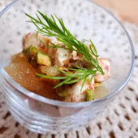 数の子とクリームチーズのおかか和え( '༥' )