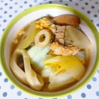 あったか～い極太うどん( *´艸)