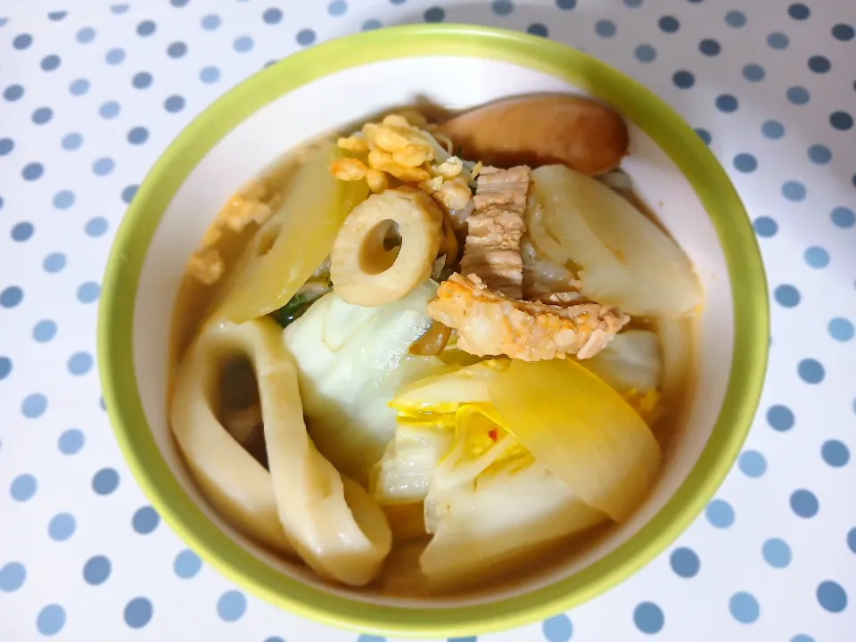 あったか～い極太うどん( *´艸)|ぽんすけさん