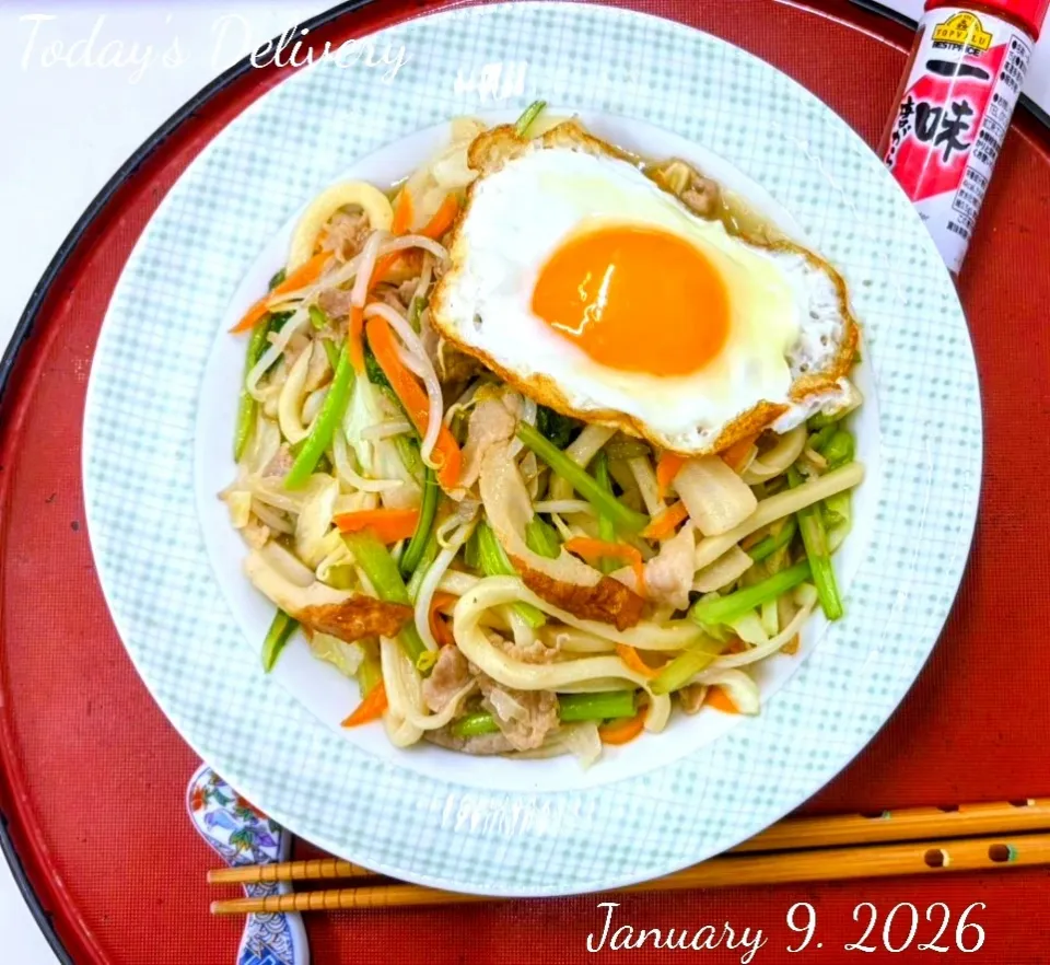 🥢野菜たっぷり焼きうどん🥢|TakeBooさん