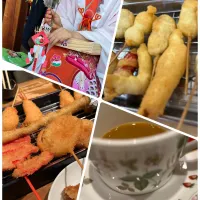 今宮戎のお詣りをして串揚げのハジゴ✨その帰りに、火事に出くわしまして、ヘリコプターは出るわ、TVカメラは来るわ、大変でございましたよ鎮火まで見届けることはできなかったですが、梯子車は出てくるわ。消防士の方々の迅速な動きに、惚れ惚れとしてカッコいいな❣️と言いながら、体が冷えたので、暖かいコーヒーを飲んで帰りました。|tamemitiさん