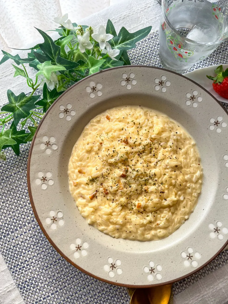 カルボナーラリゾット|ハマーさん