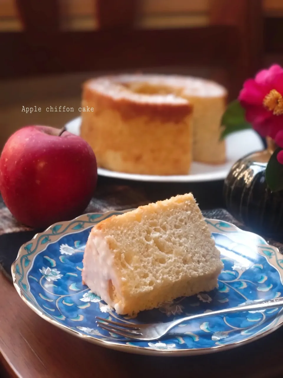 りんごシフォンケーキ|B L U E 🍴さん