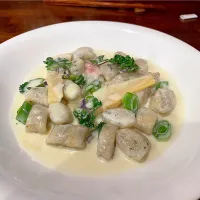 さくらニョッキ　西京クリームソース|こいちさん