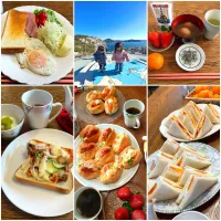 年末年始の朝食☕🍞🌄