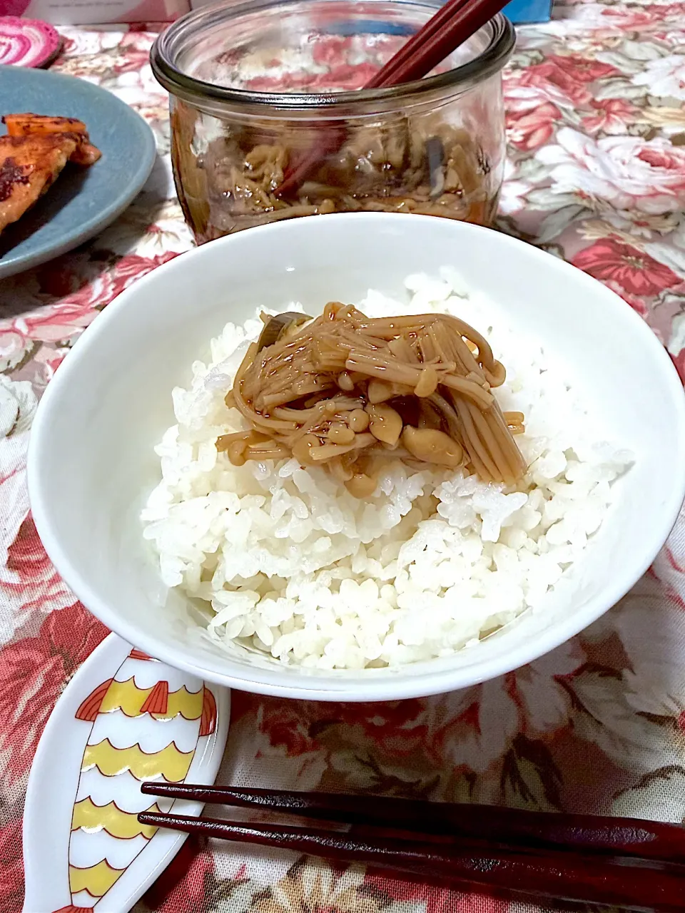 石川の新米と手作りなめ茸|ヒロコさん