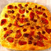 トマトとハムのフォカッチャ|ひなこさん