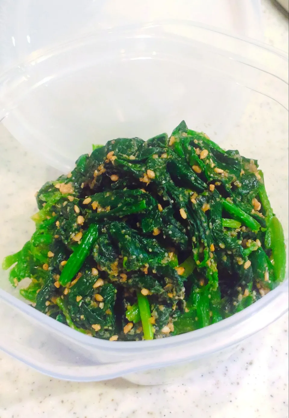 ほうれん草ごま和え♡|GGGさん
