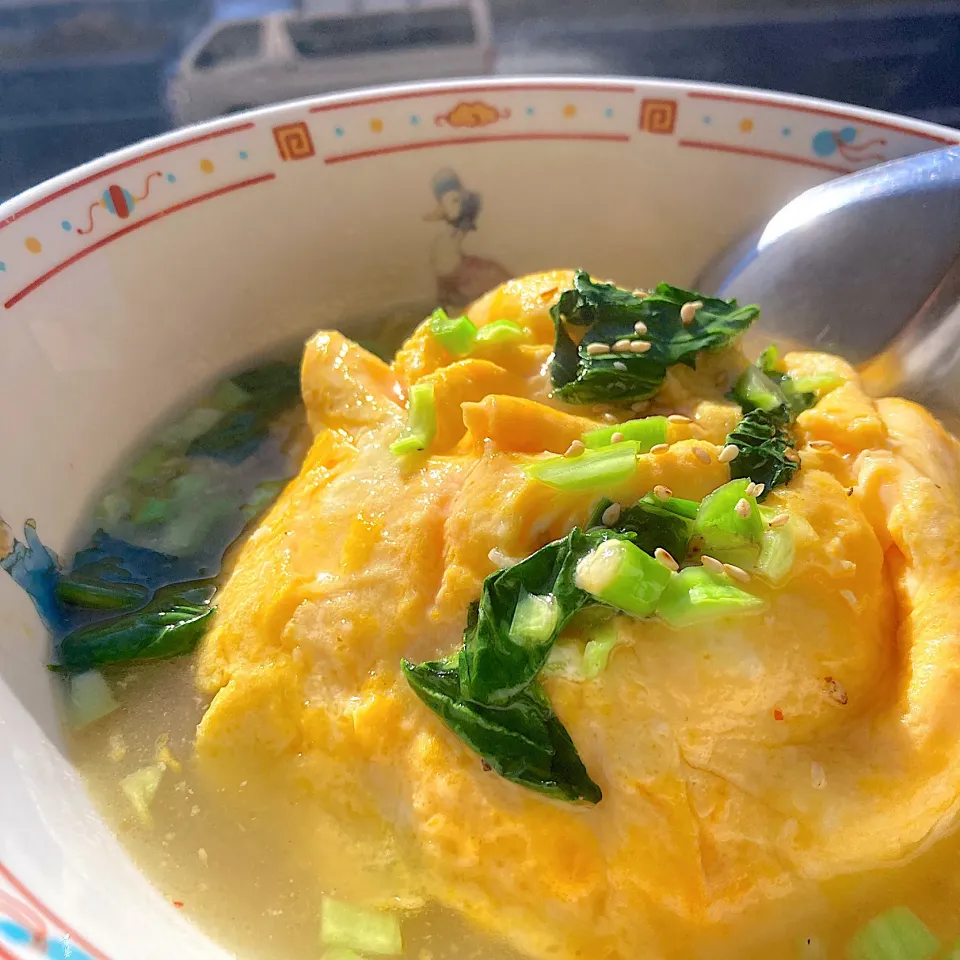 小松菜の天津飯|Kさん