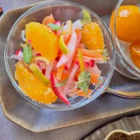 オレンジ入り紅白なます|zuiさん