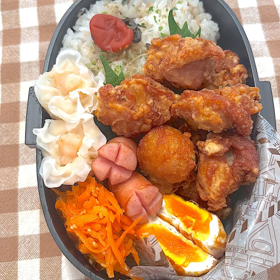 260110 松茸風味の唐揚げ　男子高校生弁当|Riieeさん