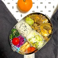 52日目 牛しぐれ卵とじ弁当| makamokaさん