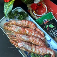 赤海老のスパイシー焼き|とんちんさん