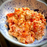 衝撃的美味しさ！丸ごと人参のツナマヨサラダを頂きました😋🎵👍|ギムレットさん